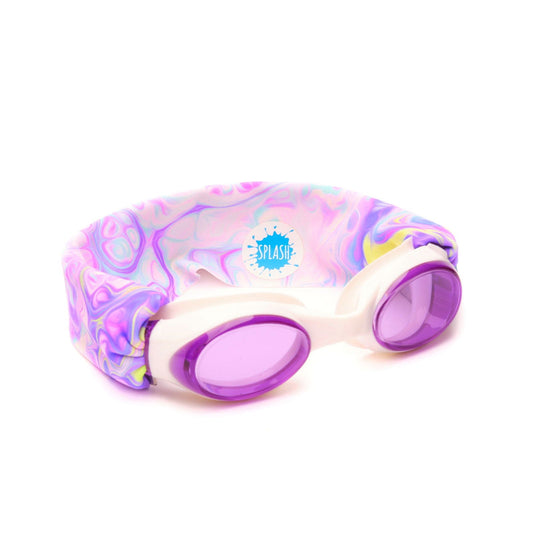 Pastel Swirl - Splash Place Swim Goggles